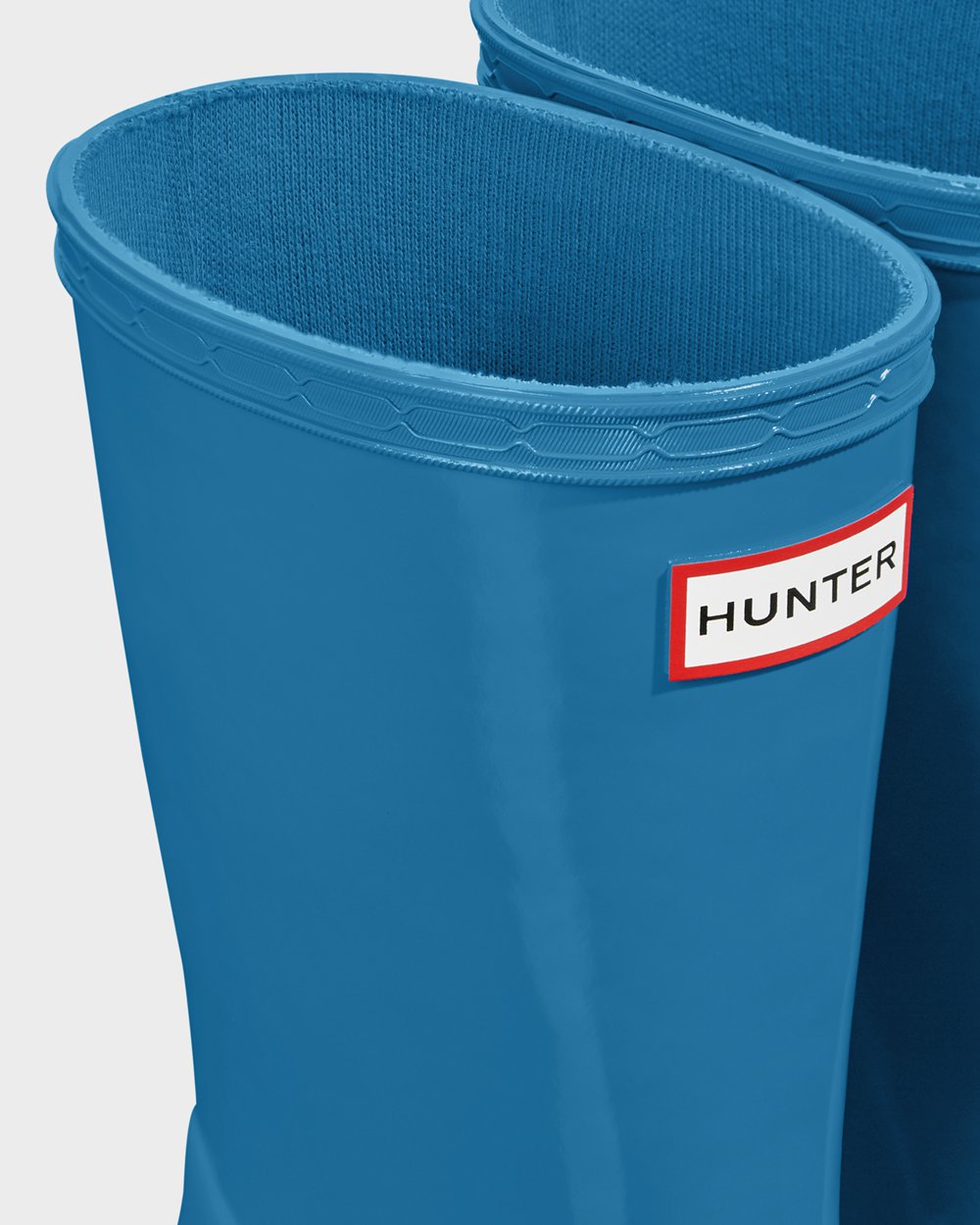 Botas de Lluvia Hunter Niños - Original First Classic Gloss - Azules - QGCMIEF-36